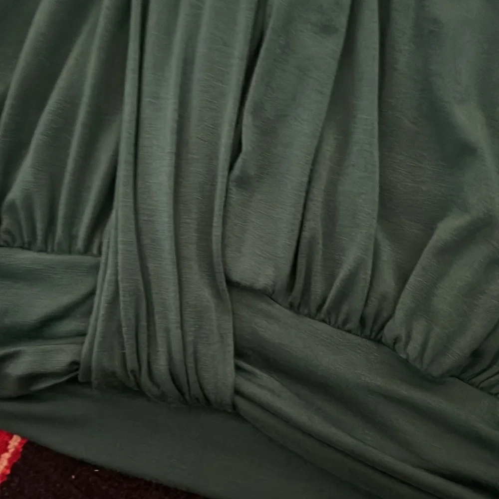 Amour Vert Dream Knit Top, Size XS emerald green - Picture 3 of 5